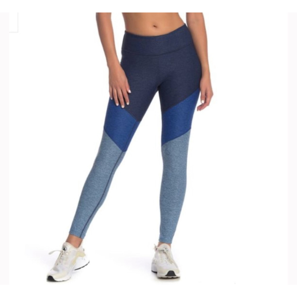 Women's Outdoor Voices Leggings Size S Blue Colorblock